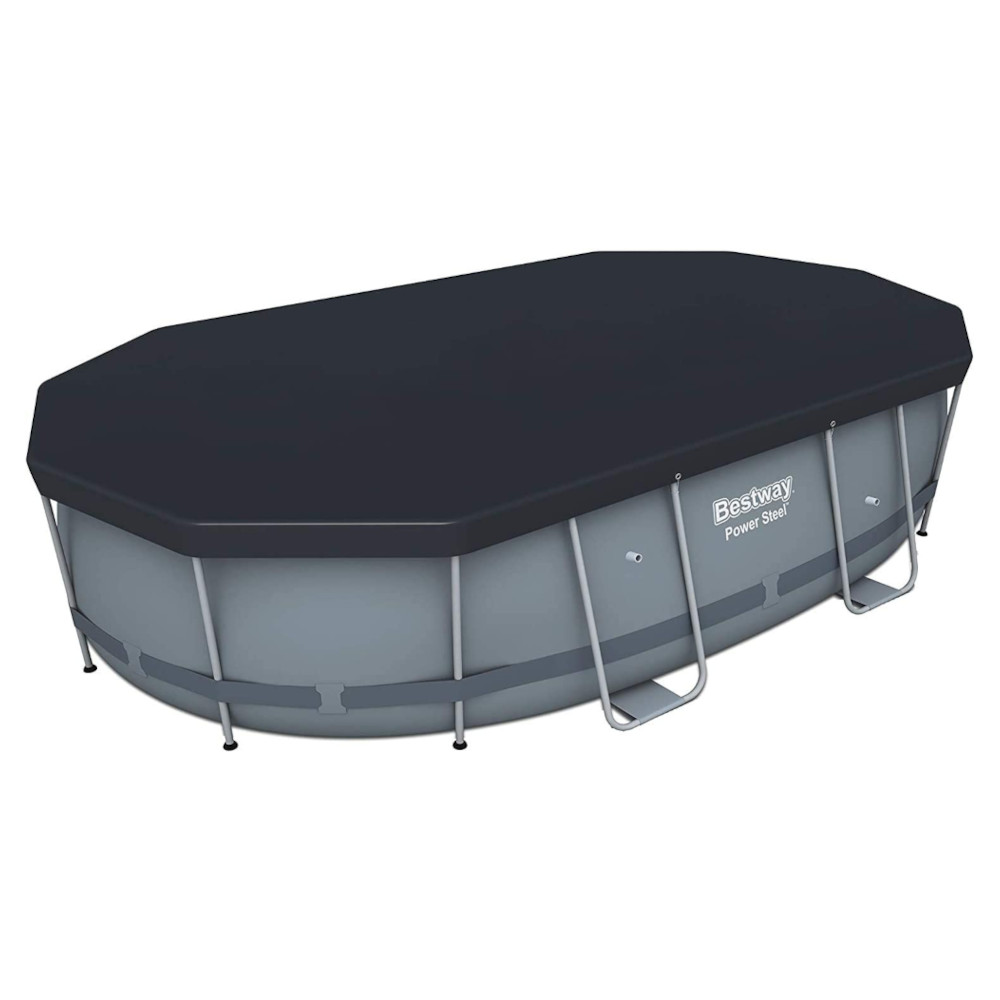 Piscina Fuori terra ovale BESTWAY 56448 Power Steel Frame - CM.488x305x107h